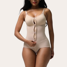 Load image into Gallery viewer, Panty Bodysuit Shapewear with Hooks and Zipper (Nude)