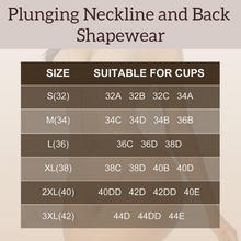 Load image into Gallery viewer, Plunging Neckline and Back Bodysuit (Black)