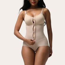 Load image into Gallery viewer, Panty Bodysuit Shapewear with Hooks and Zipper (Nude)
