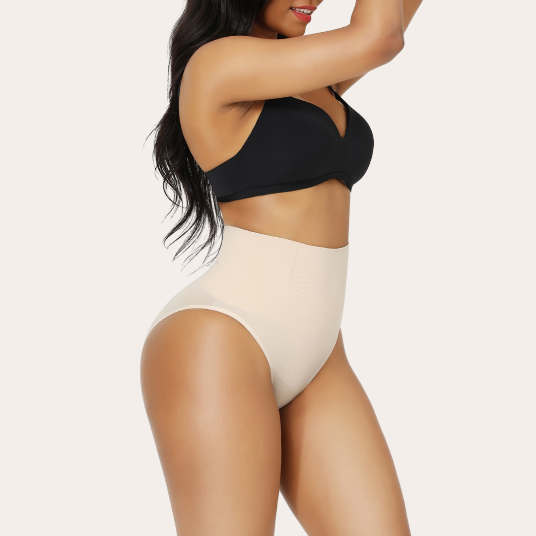 Pomp Shapewear - Seamless High Waist Panty Perfect for every day use, can  be worn with almost any outfit. Controls the tummy and lifts the buttocks.  Will not roll down! Comfortable and