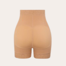 Load image into Gallery viewer, Zipper Front Mid Rise Shaper Shorts (Nude)
