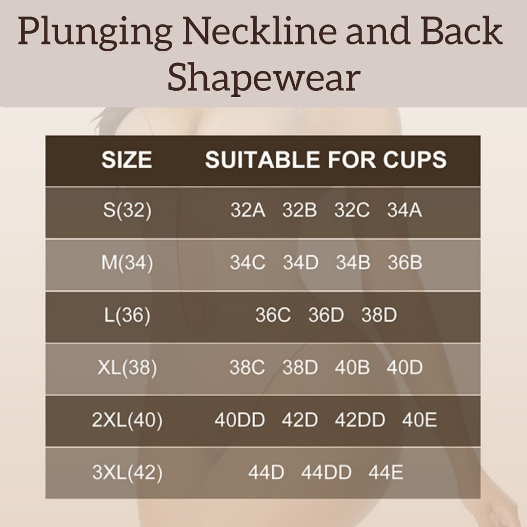 Plunging Neckline and Back Bodysuit (Black) – Pomp Shapewear